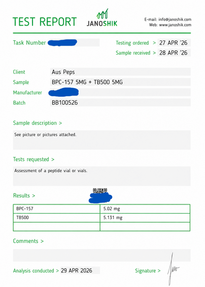 BPC-157 + TB500 10mg